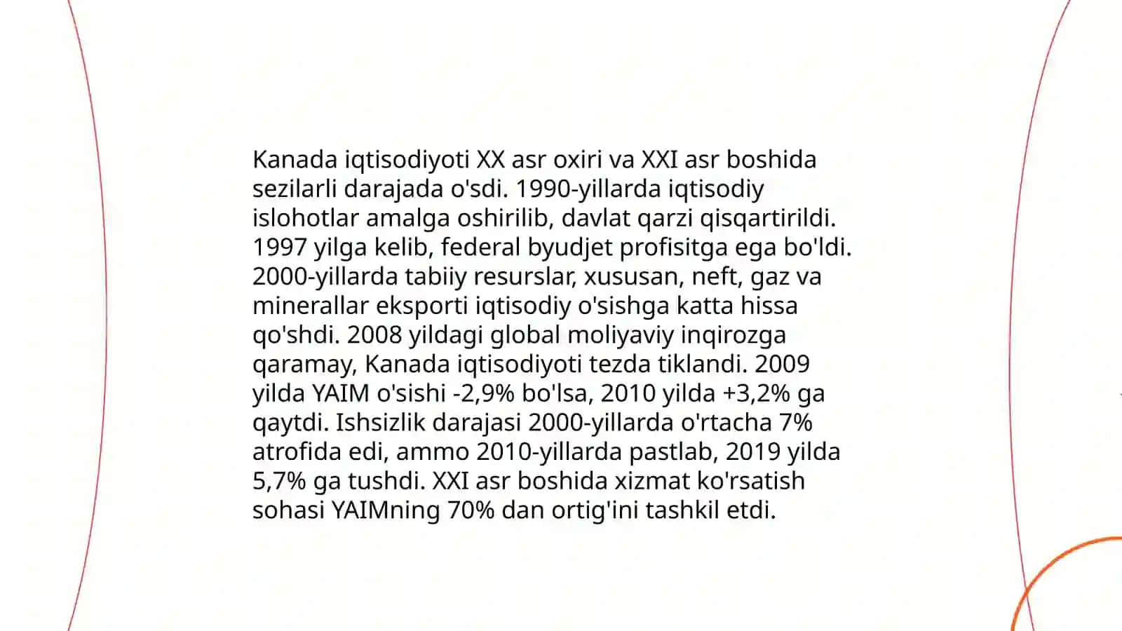 Kanada iqtisodiyoti XX asr oxiri va XXI asr boshida 3