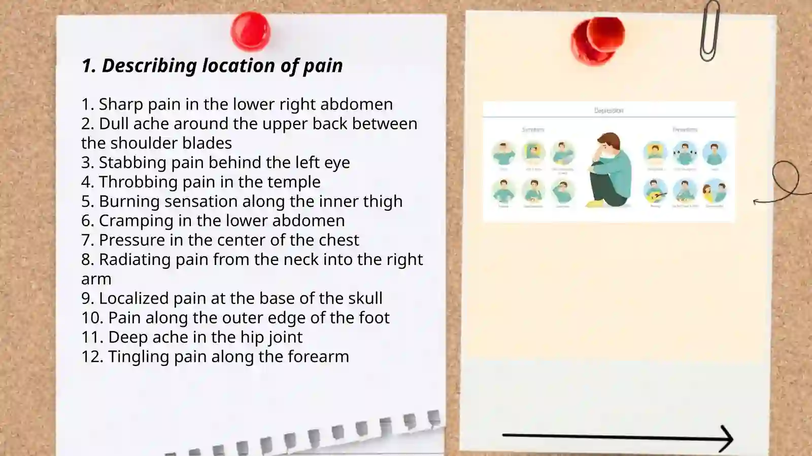 Talking about symptoms 3