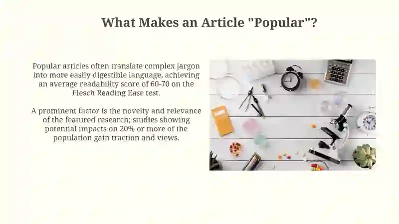 Popular scientific articles 3