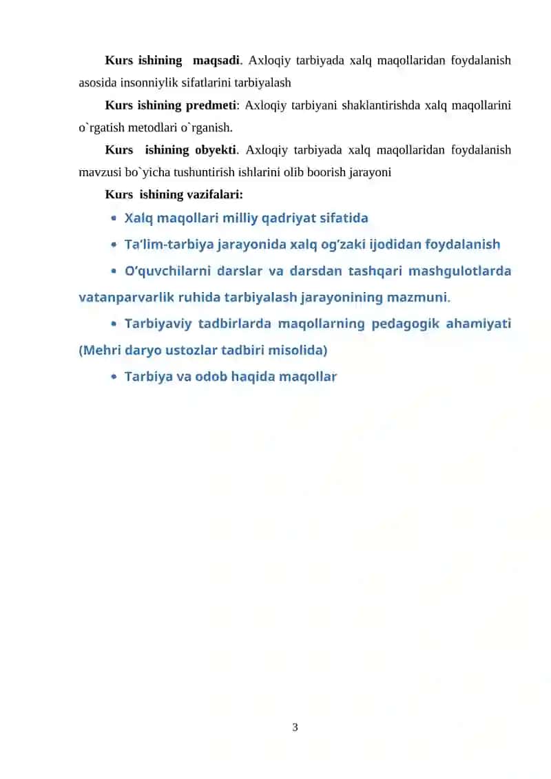 АHLOQIY TАRBIYАDА XАLQ MАQOLLАRIDАN FOYDАLАNISH 3