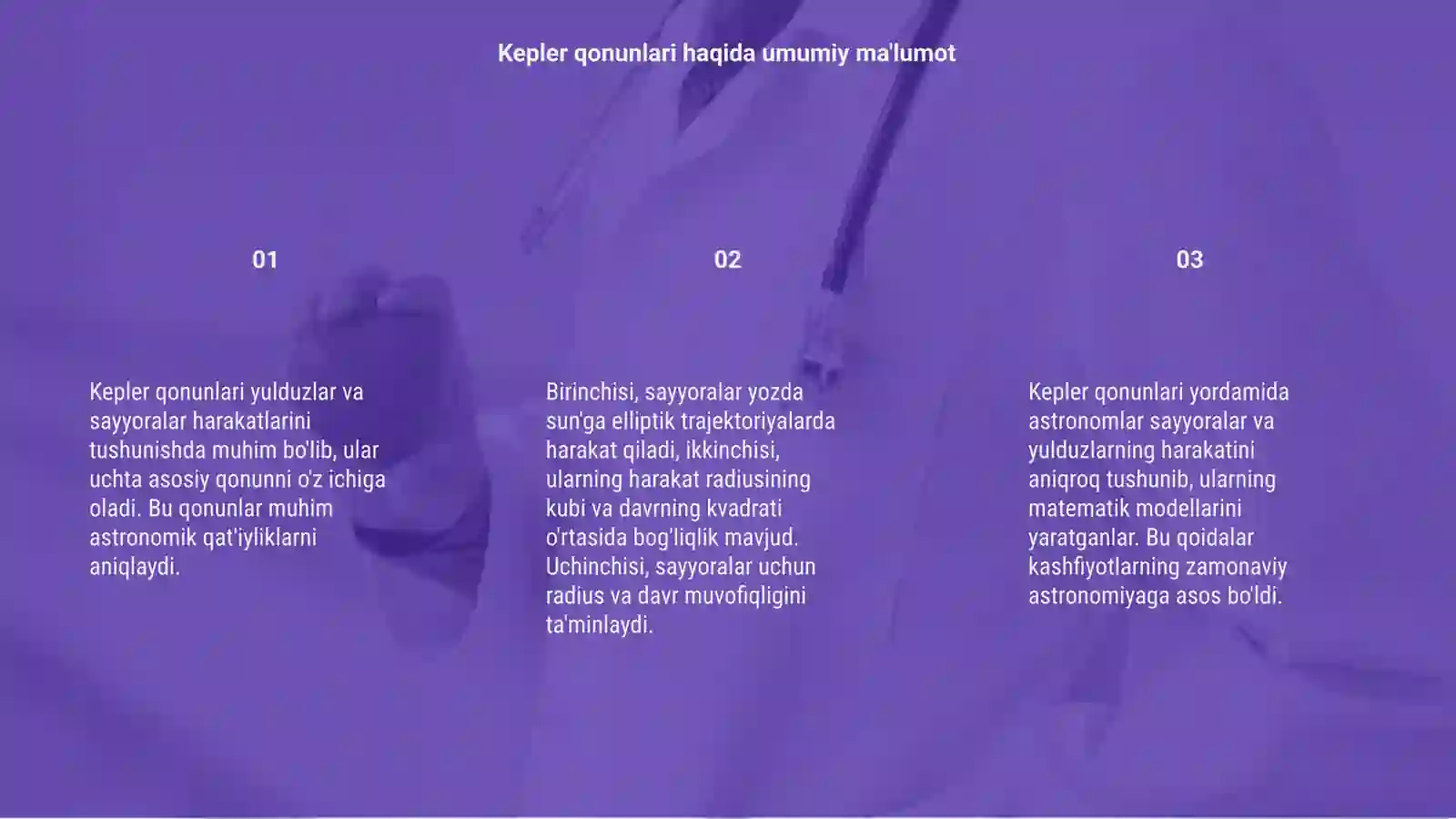Kepler qonuni 3