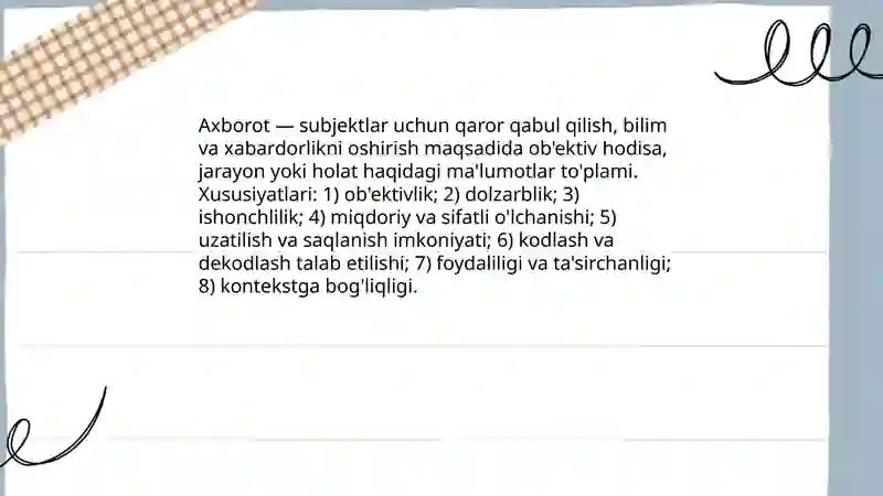 Axborot va uning manbalari 3