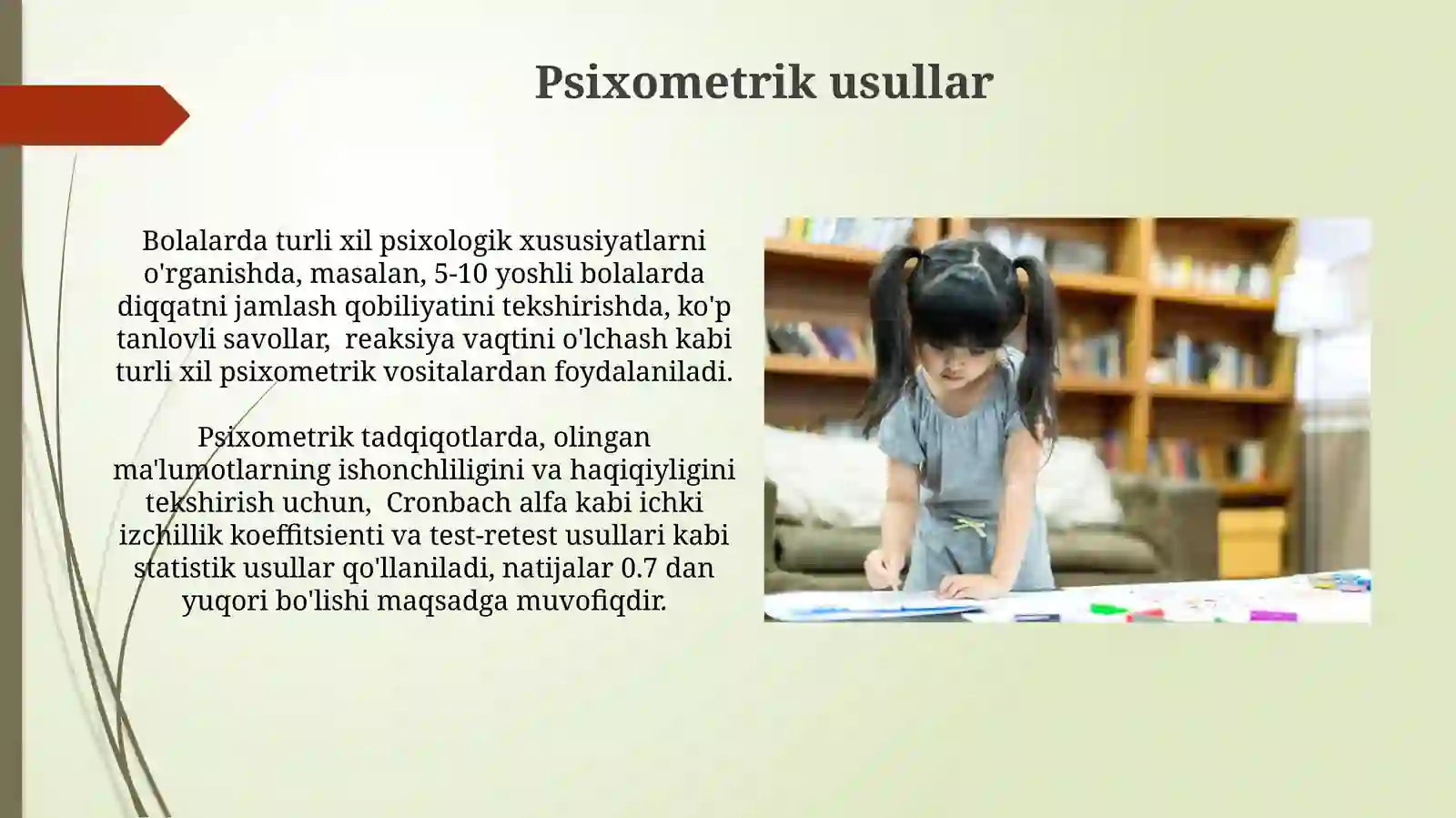 Bolalar psixologiyasi fanining tadqiqot metodlari 3