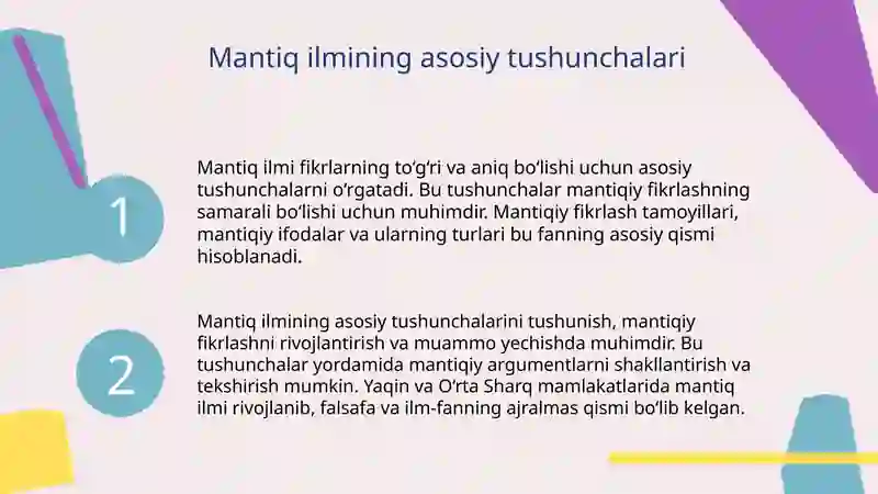 Mantiq ilmi 3