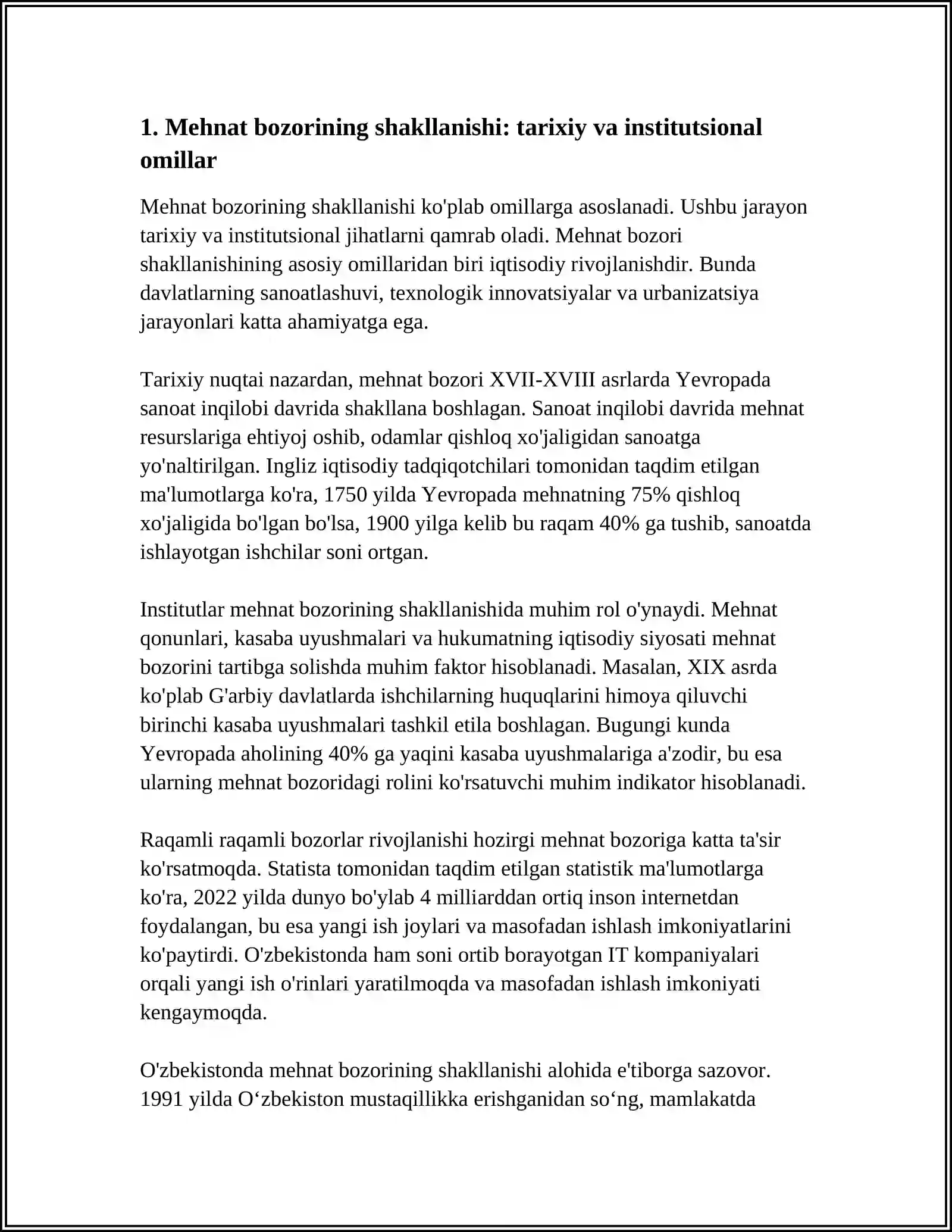 MEHNAT BOZORINI SHAKLLANISHI VA RIVOJLANTIRISH MUAMMOLARI 3