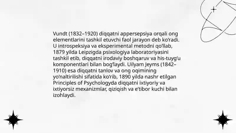 Diqqat va Sezgi Nazariyasi 3