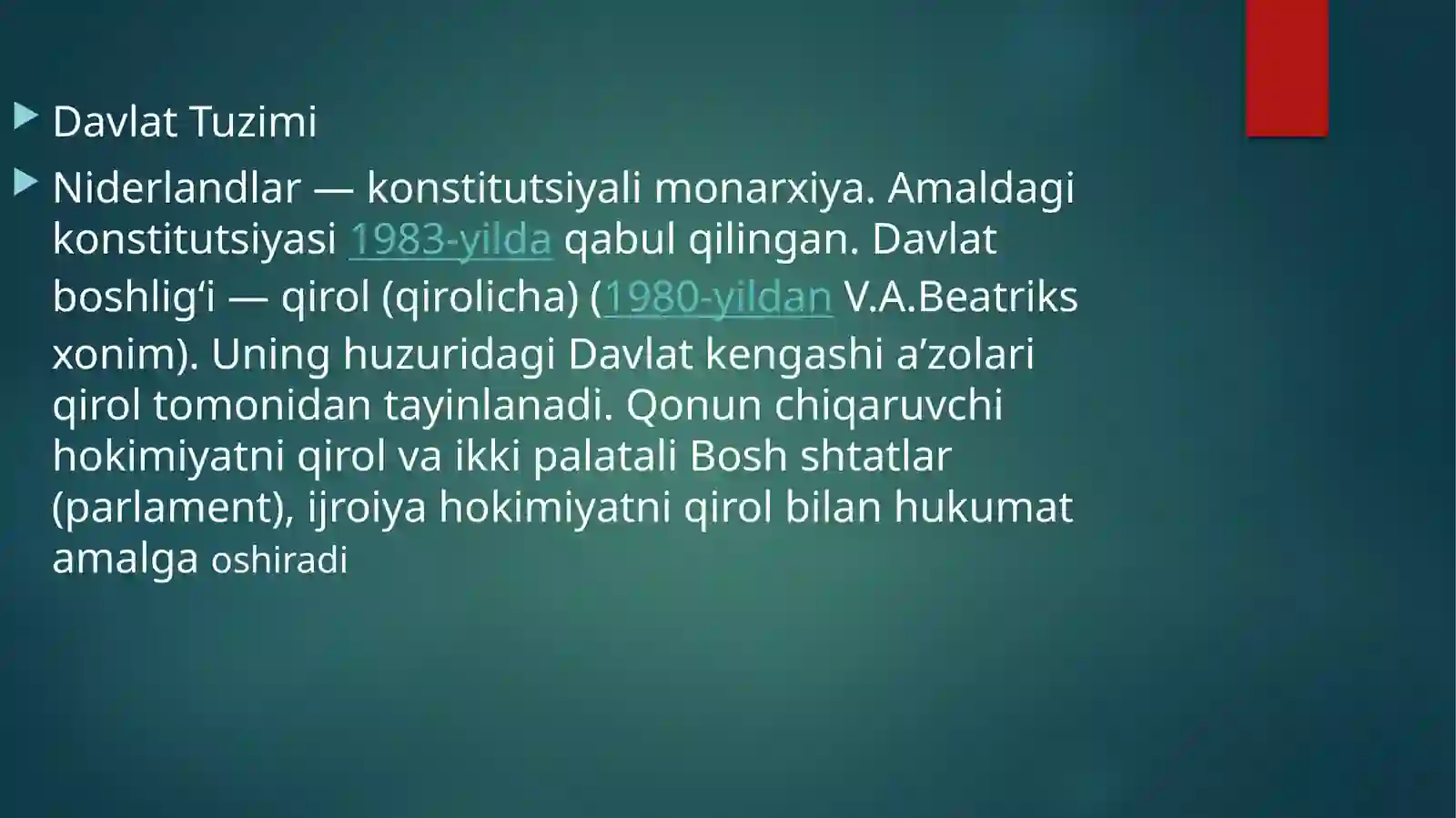 Gollandiya Qirolligi 3