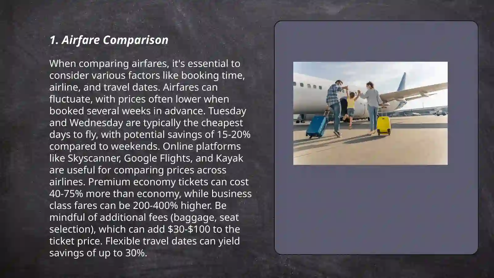 Airfare Comparison 3