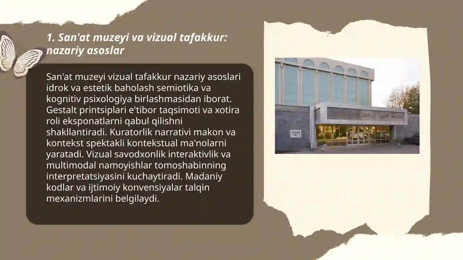 San'at muzeyi vizual tafakkur sifatida 3