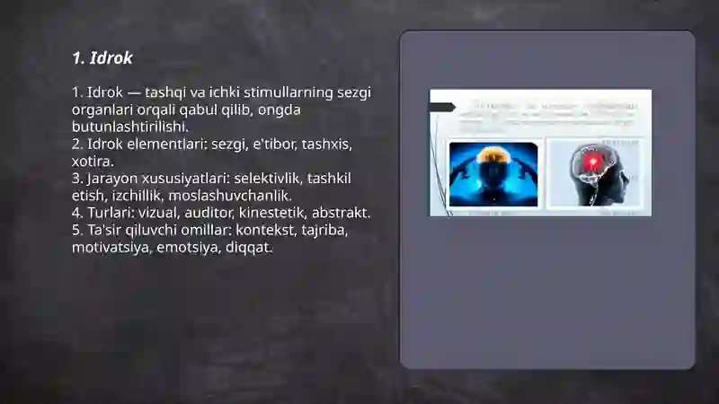Bilish jarayonlari 3