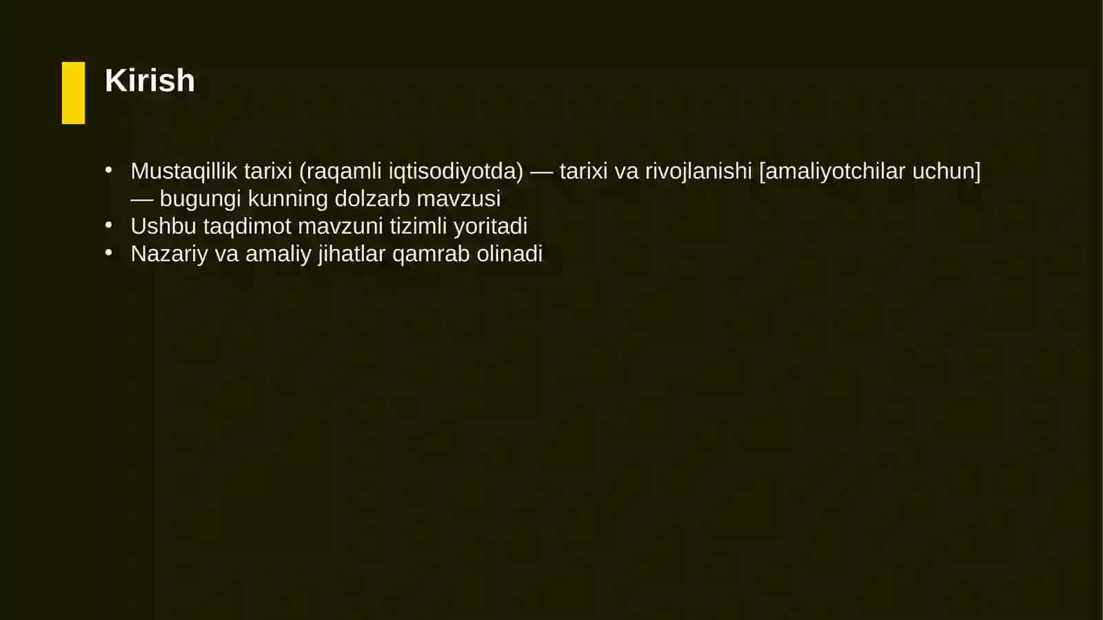Mustaqillik tarixi (raqamli iqtisodiyotda) — tarixi va rivojlanishi [amaliyotchilar uchun] 3