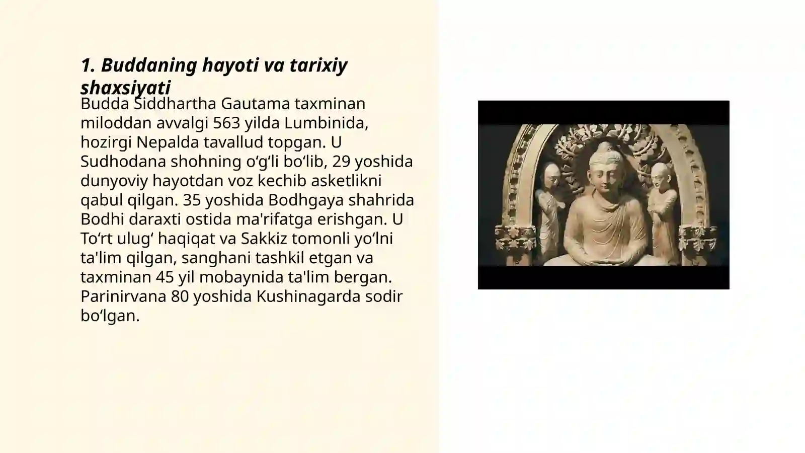 Buddizm dini haqida 3