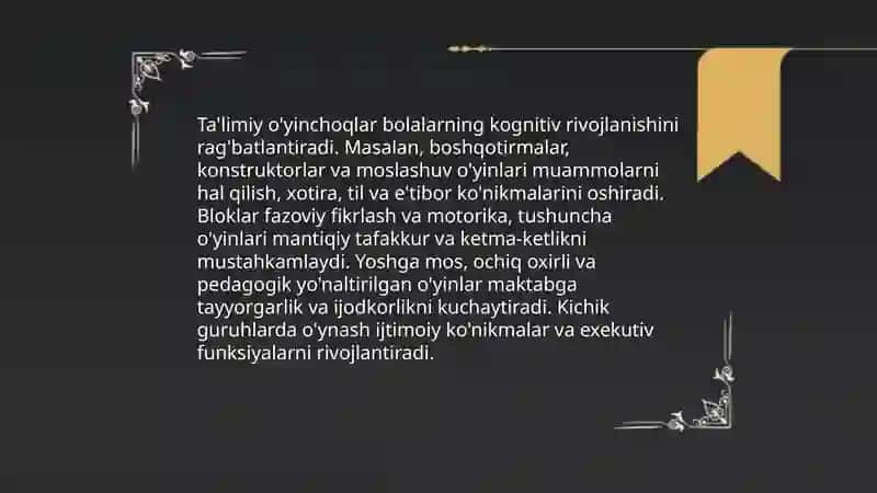 o'yinchoqlarning turlari va ularning bugungi kundagi ahamiyati 3