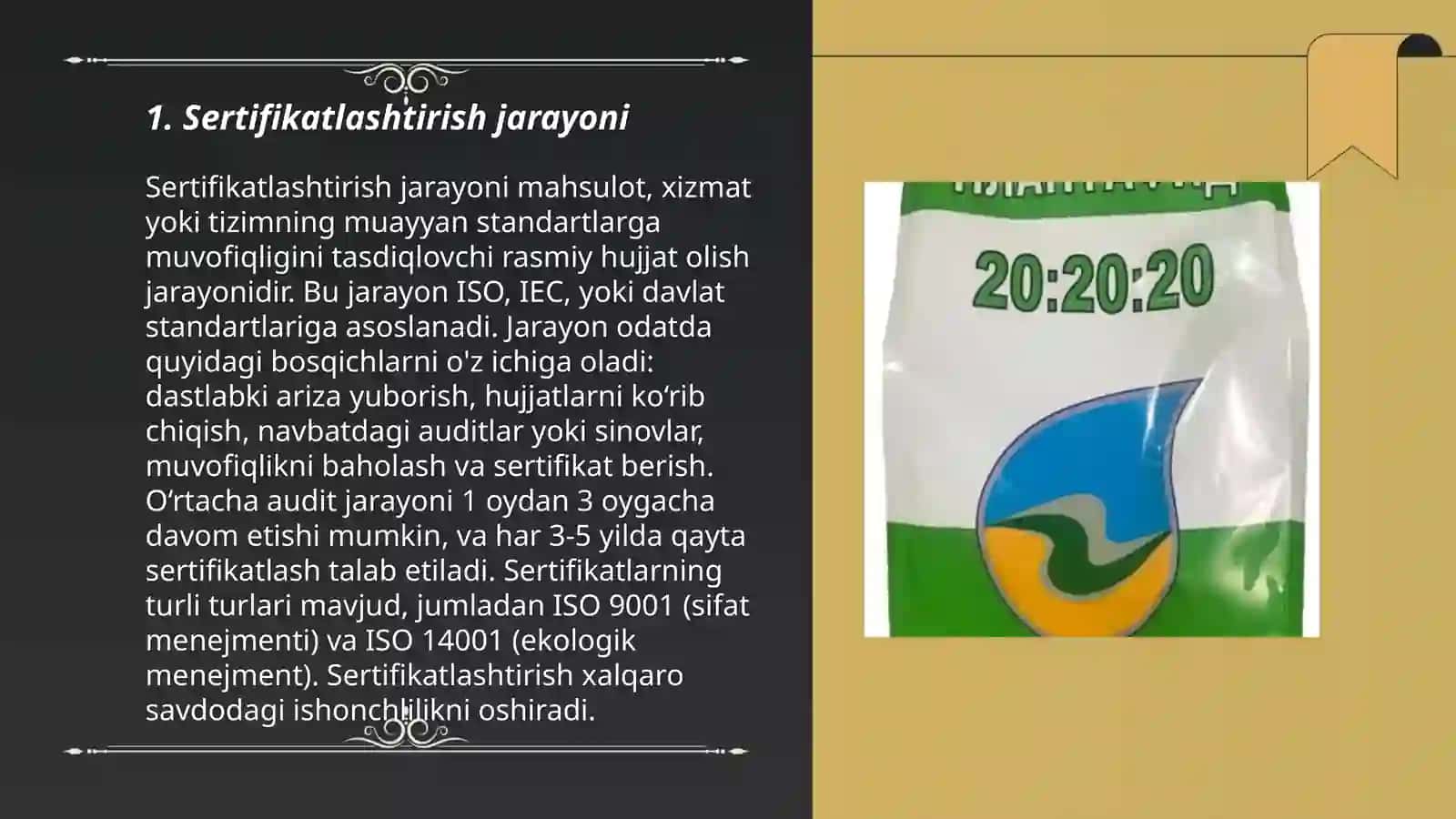 Sertifikatlashtirilgan maxsulotlarni davlat roʻyxatidan oʻtkazish 3