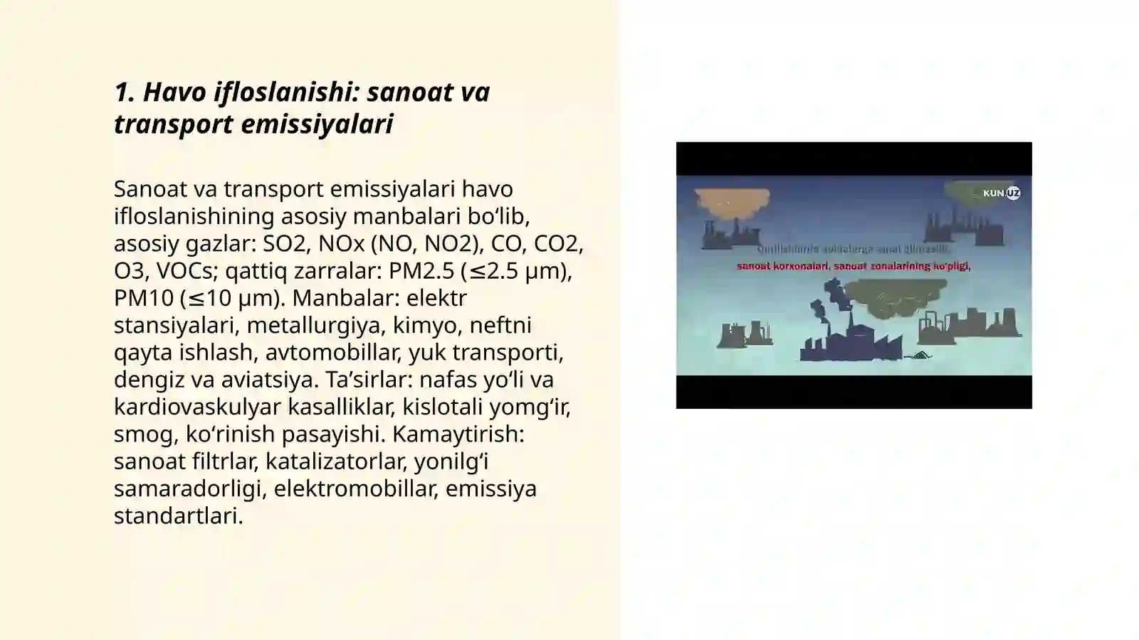 Atrof muhit ifloslanishi koʻlami va manbalari 3
