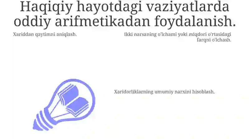 Yig'indidan ayirish 3