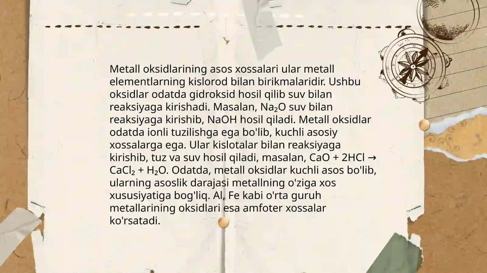 Anorganik birikmalarning asosiy sinflari mavzusiga oid tajribalar otkazish mеtodikasi 3