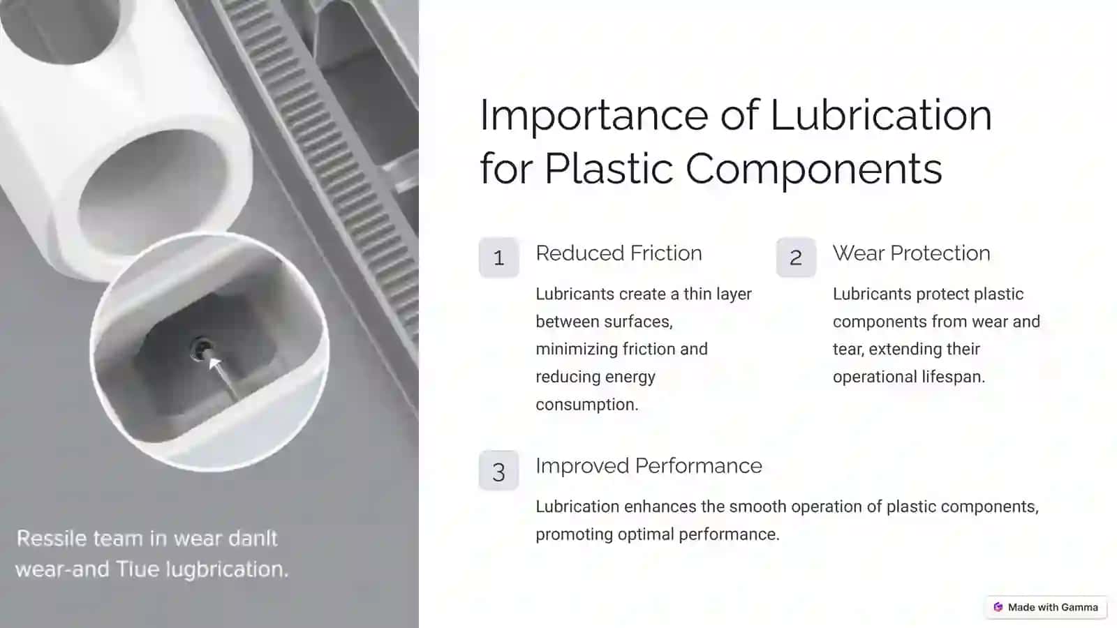 The Crucial Role of Plastic Lubricants 3