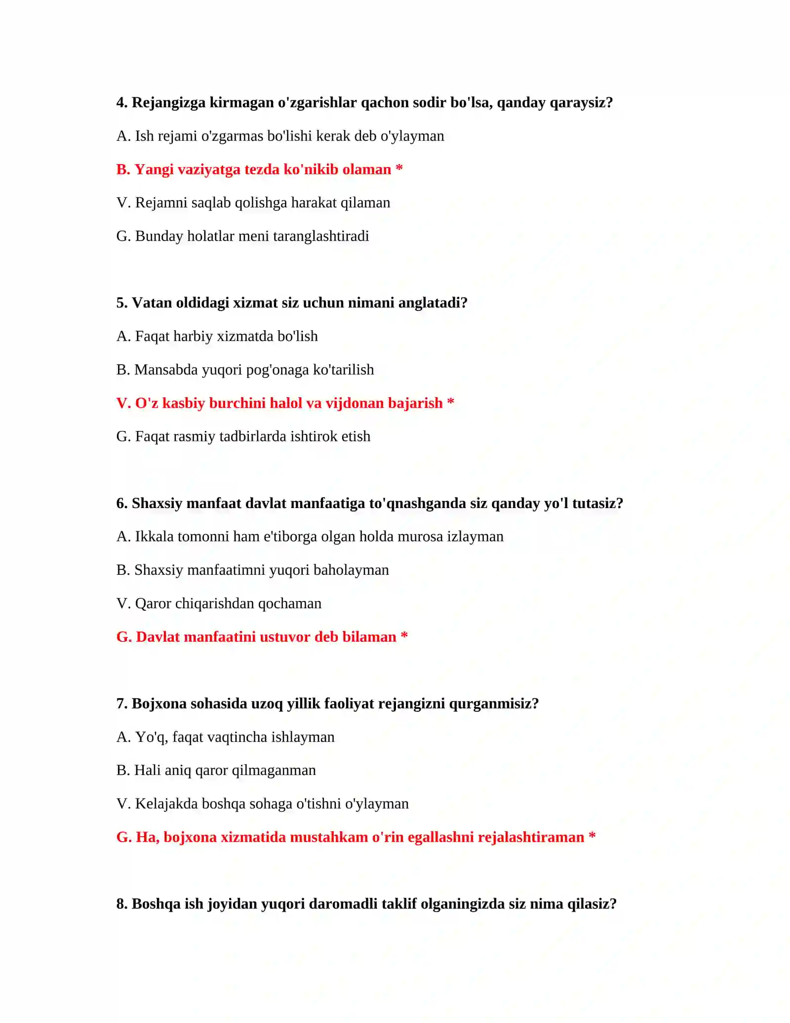 Bojxona testlari 500 ta 3