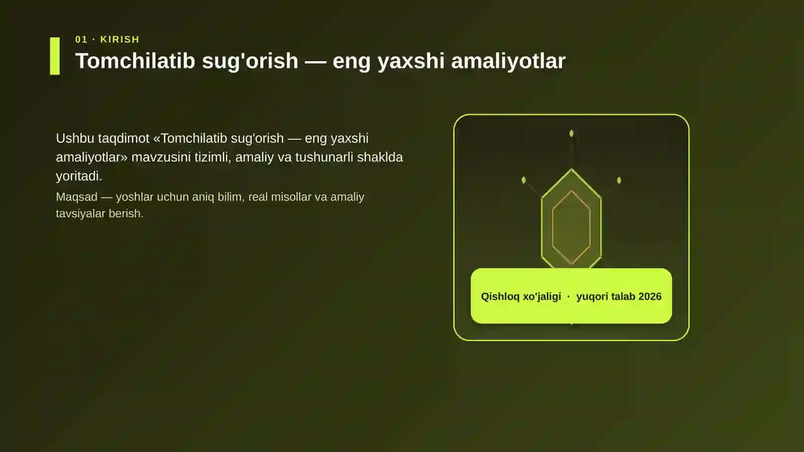 Tomchilatib sug'orish — eng yaxshi amaliyotlar 3