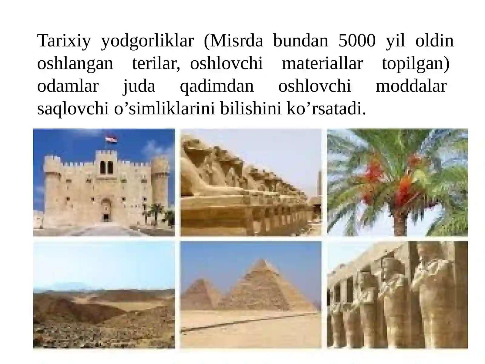 Oshlovchi moddalar xossalari 3