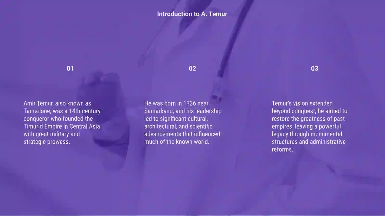 Amir Temur (A. Temur) 3