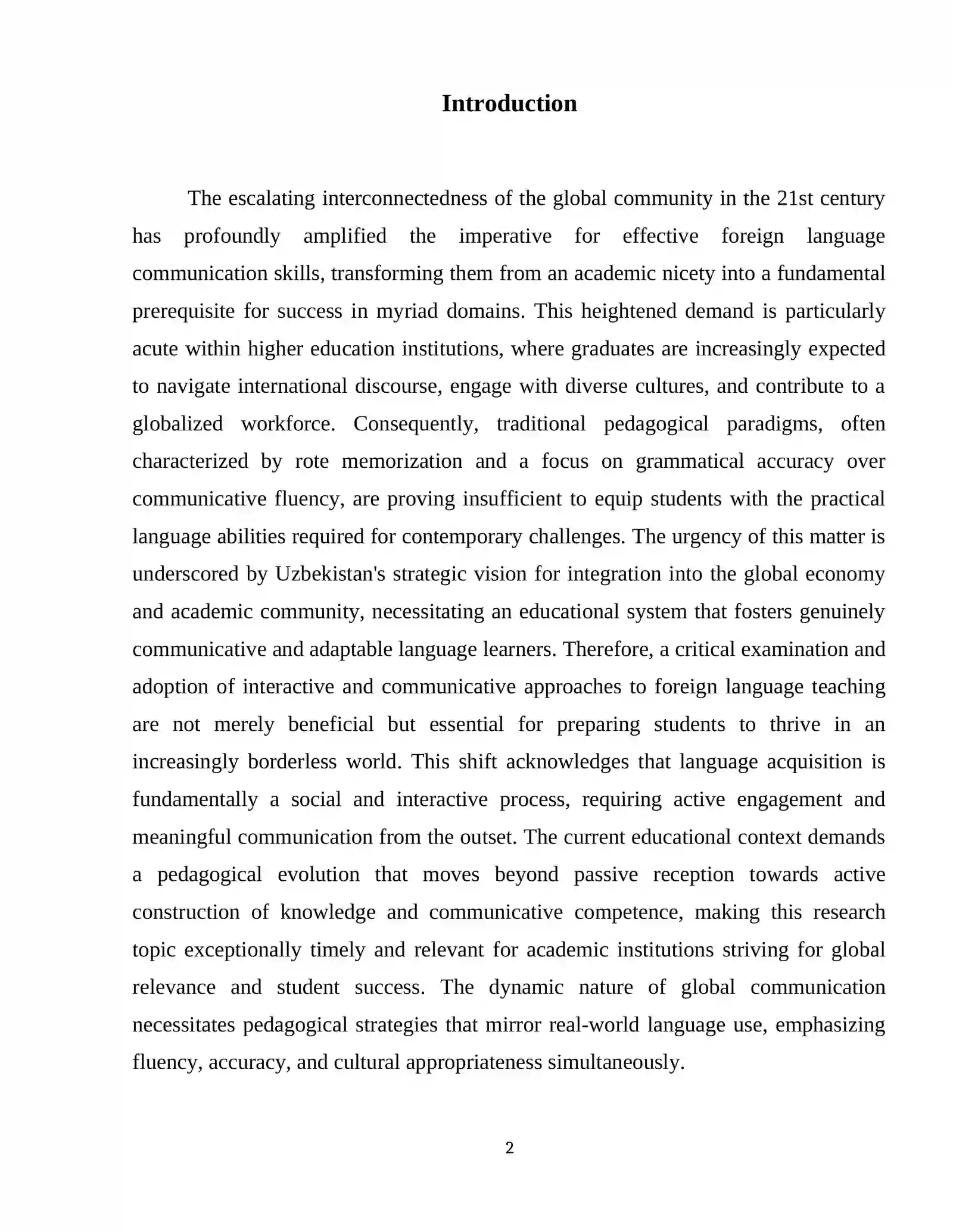 Interactive and communicative approaches to teaching foreign languages 3