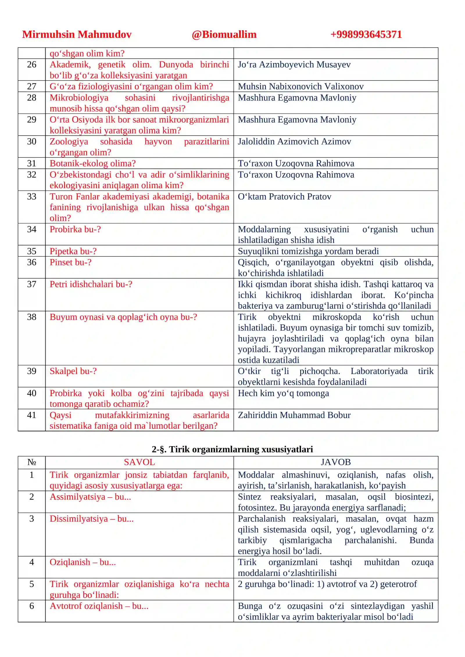 5-sinf biologiya ga qo`llanma 3
