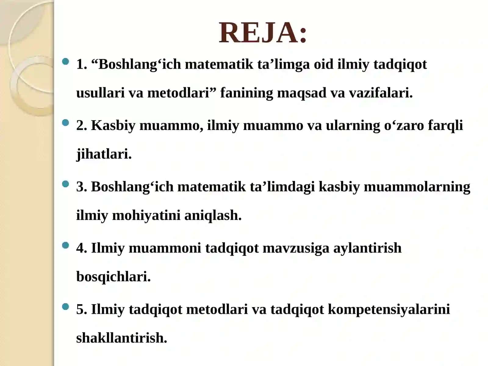 Boshlang‘ich matematik ta’limga oid ilmiy tadqiqot usullari va metodlari 3