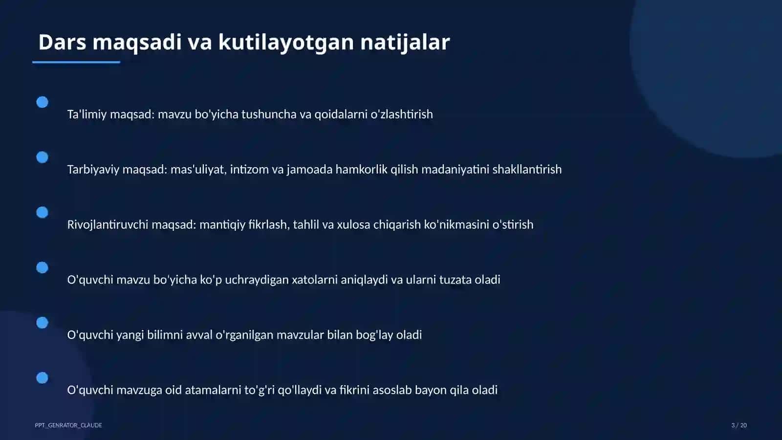 O'qituvchilar uchun: pedagogika va o'qitish metodikasi 3