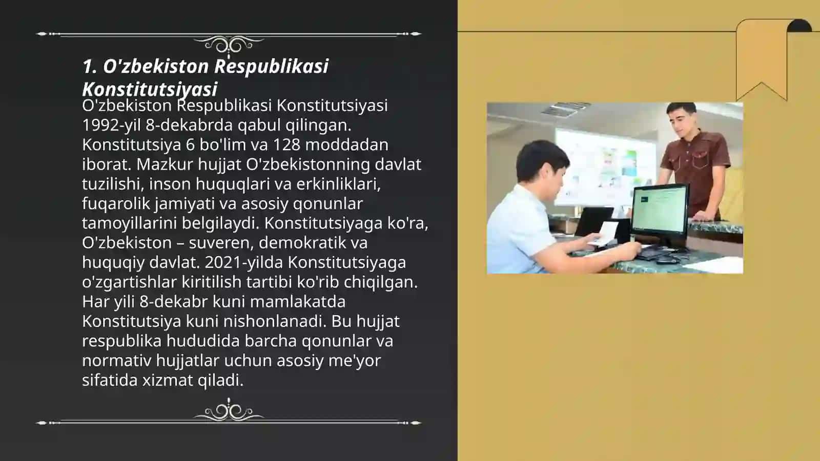 O'zbekiston Respublikasi Konstitutsiyasi 3