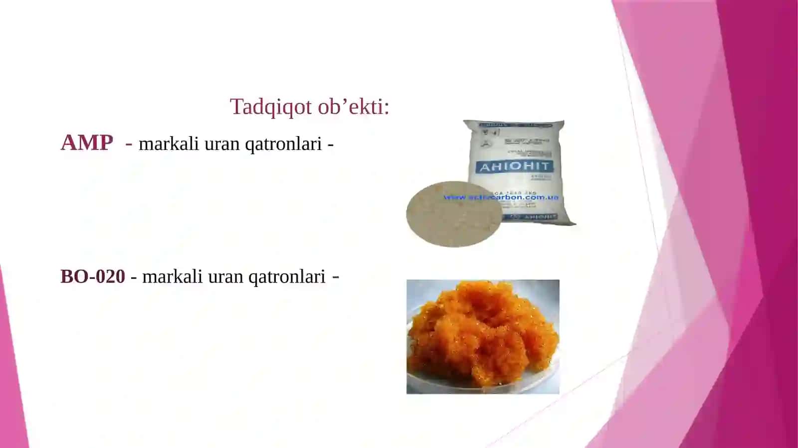 Uranqatronlari AMP-markali 3