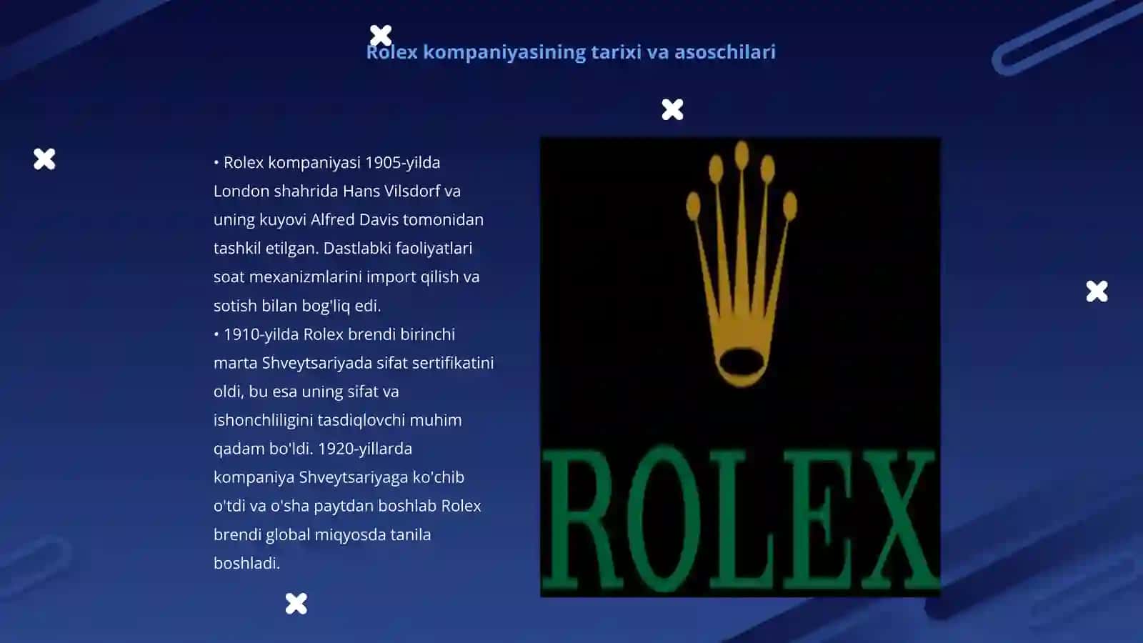 Rolex kompaniyasi 3
