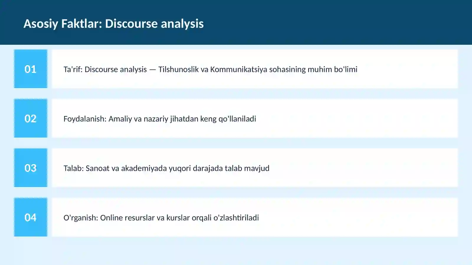 Discourse analysis 3