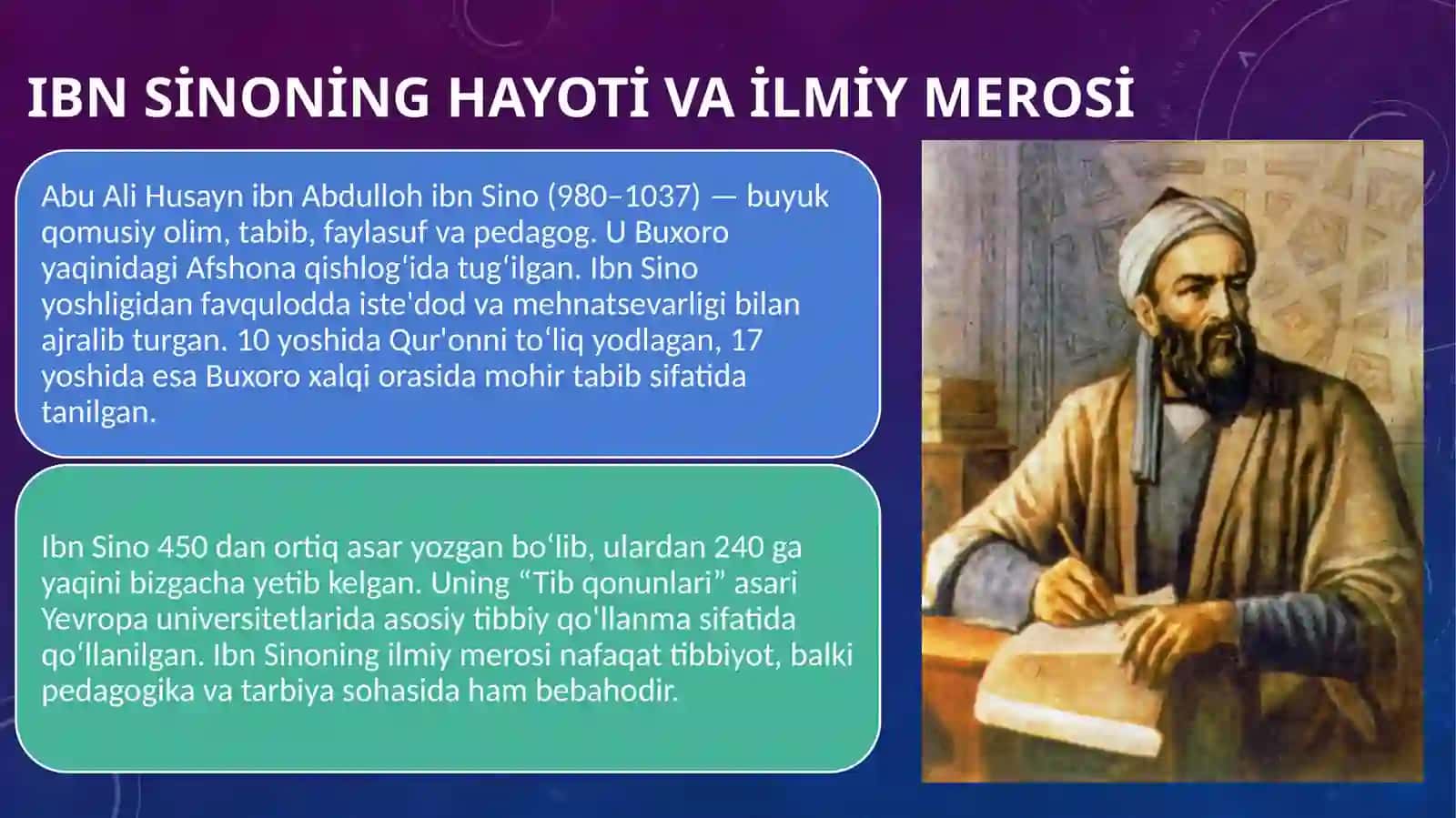 Ibn Sinoning tarbiyaga oid g‘oyalari 3
