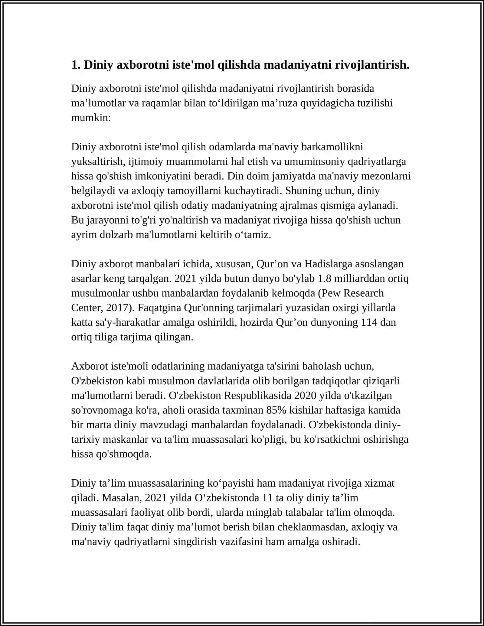 IJTIMOIY TARMOQLARDA DINIY AXBOROT ISTE’MOLI MADANIYATINI TARBIYALASHNING AHAMIYATI 3