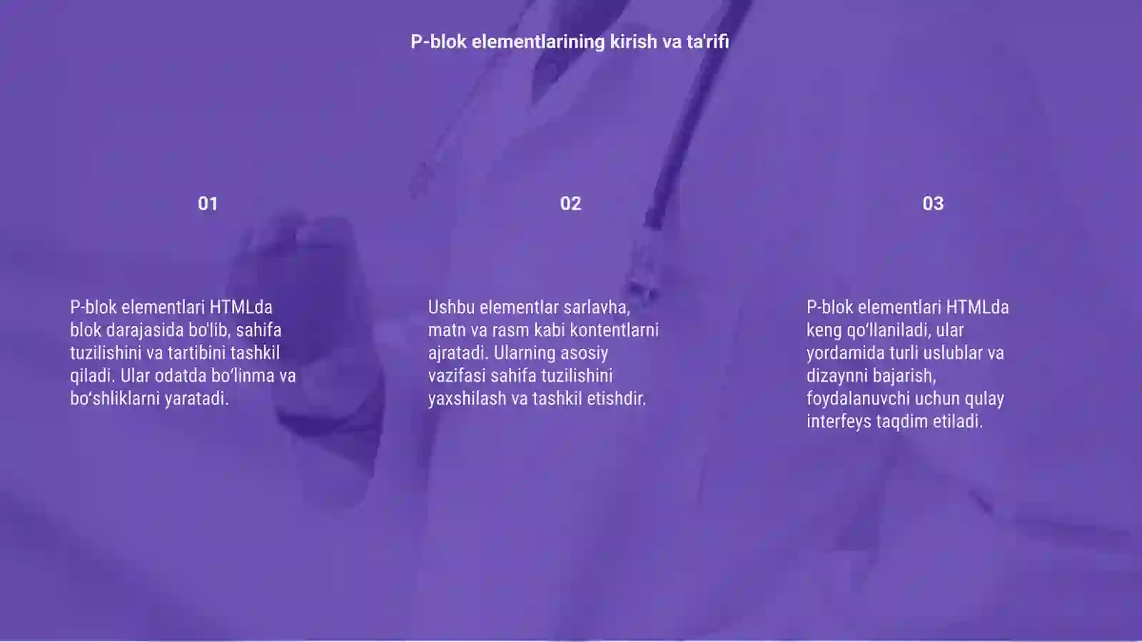 P-blok elementlarining umumiy xususiyatlari 3
