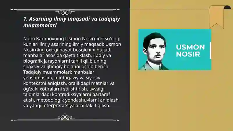 Usmon Nosirning so'nggi kunlari 3