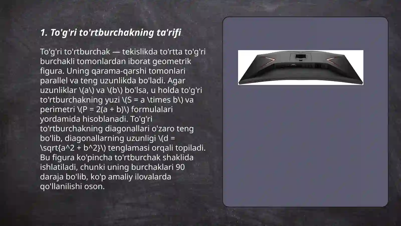 To'g'ri to'rtburchak 3