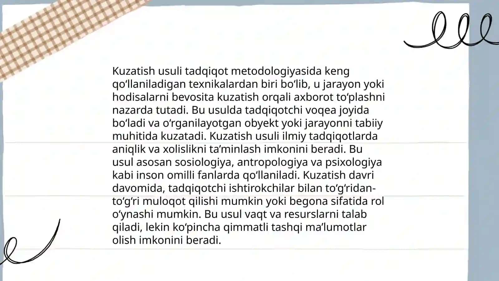 Bolalar psixologiyasi va psixodiagnostikasi fanining asosiy metodlari 3