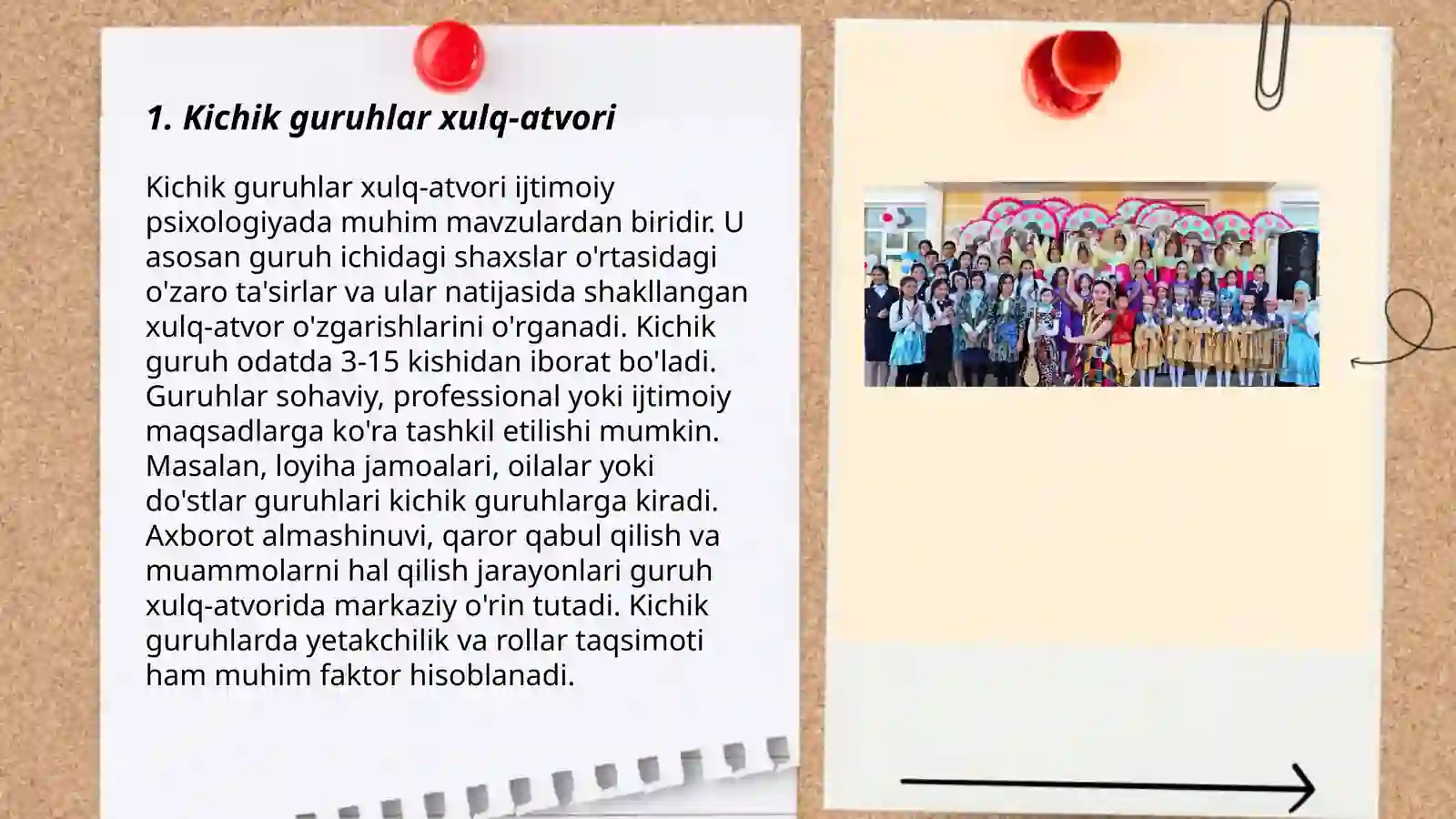 Katta va kichik guruhlar psixologiyasi 3