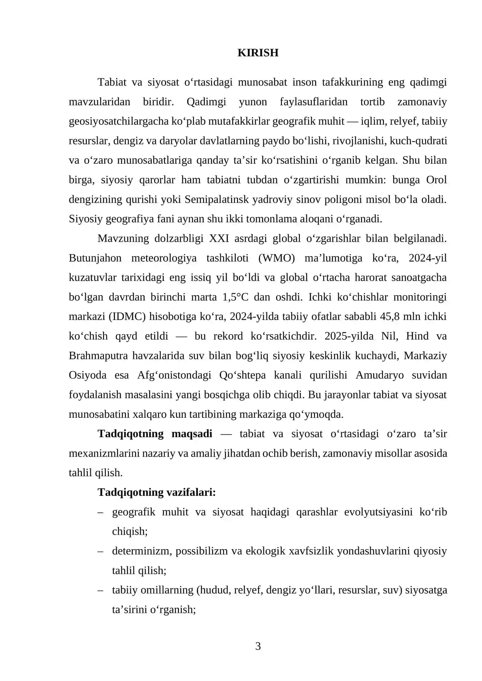 tabiat va siyosatning oʻzaro aloqalari 3