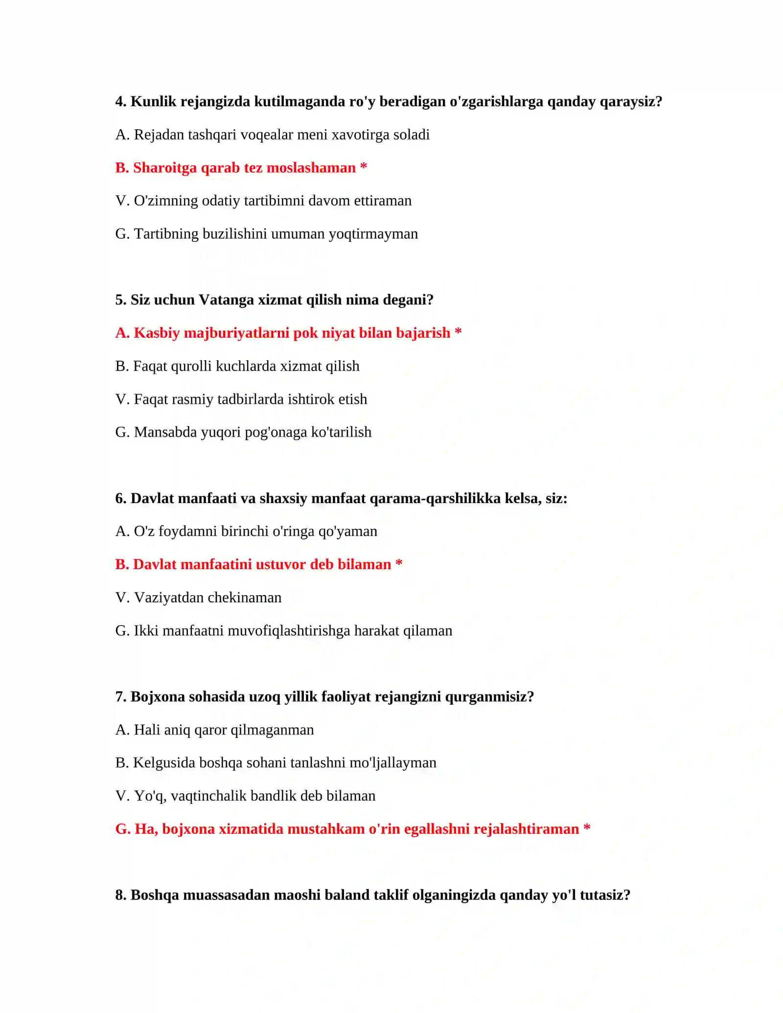 Bojxona mantiqiy test PDF 3