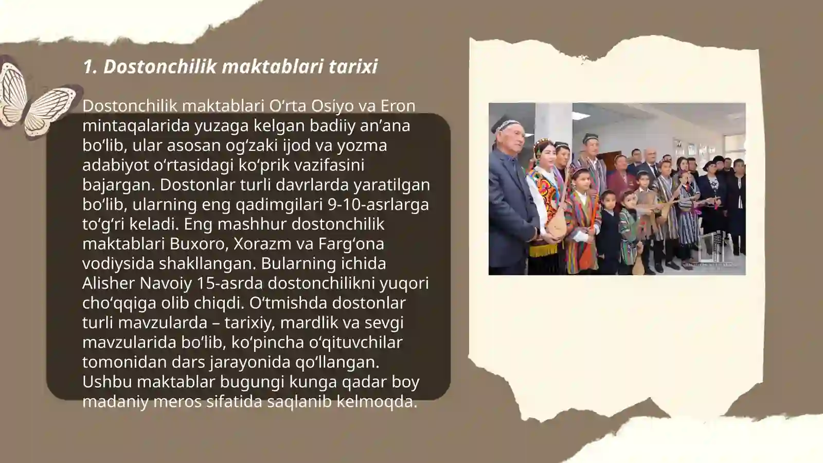 Dostonchilik maktablari haqida 3