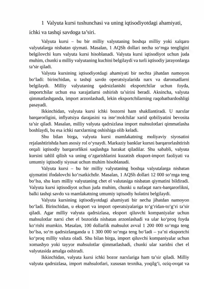 Valyuta kursi 3