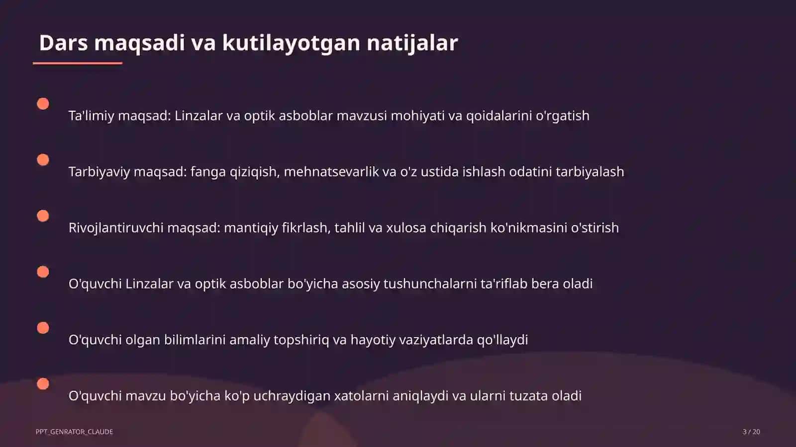 Linzalar va optik asboblar (11-sinf) 3