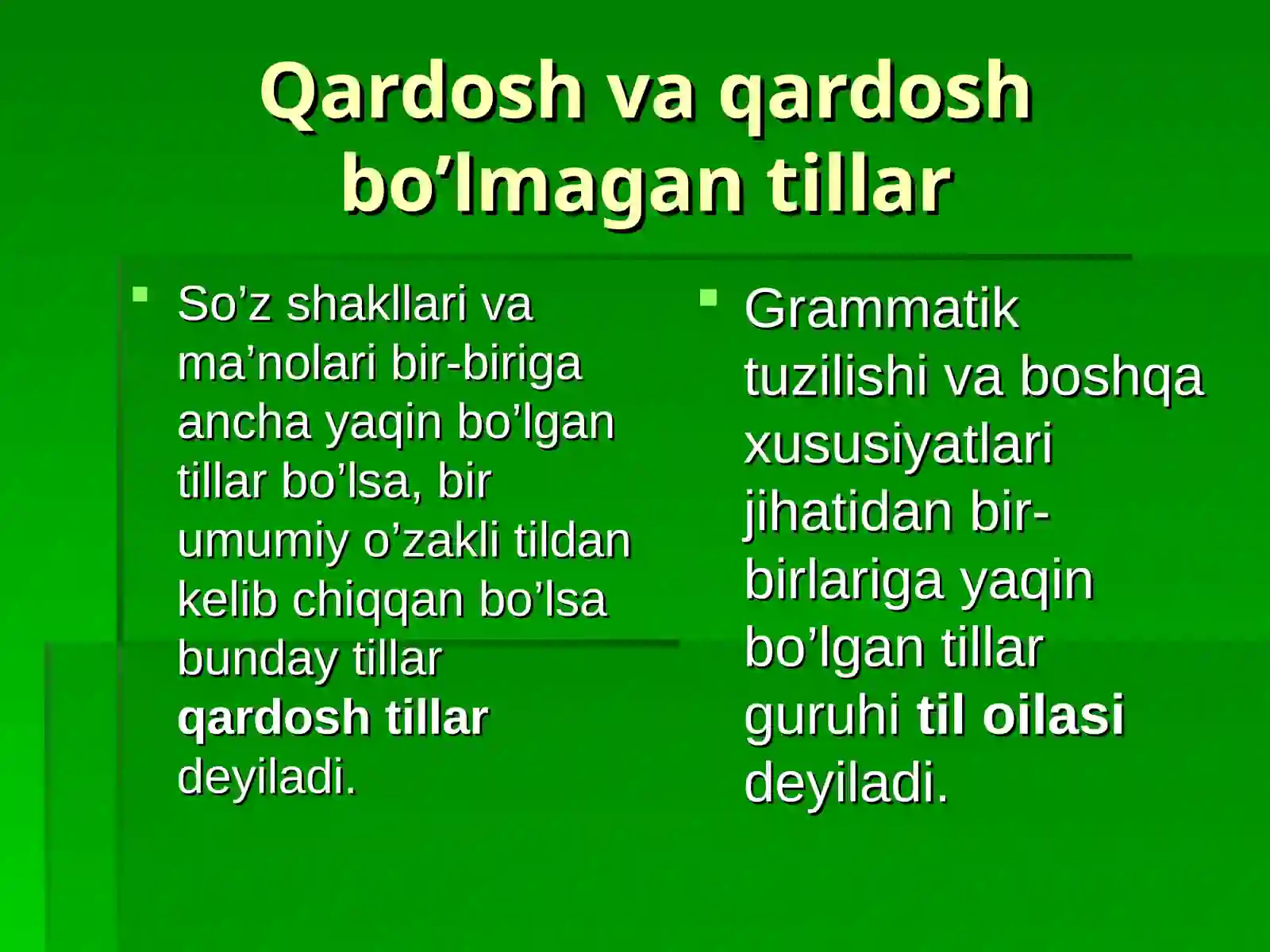 Dunyo tillarining nazariy asoslari 3