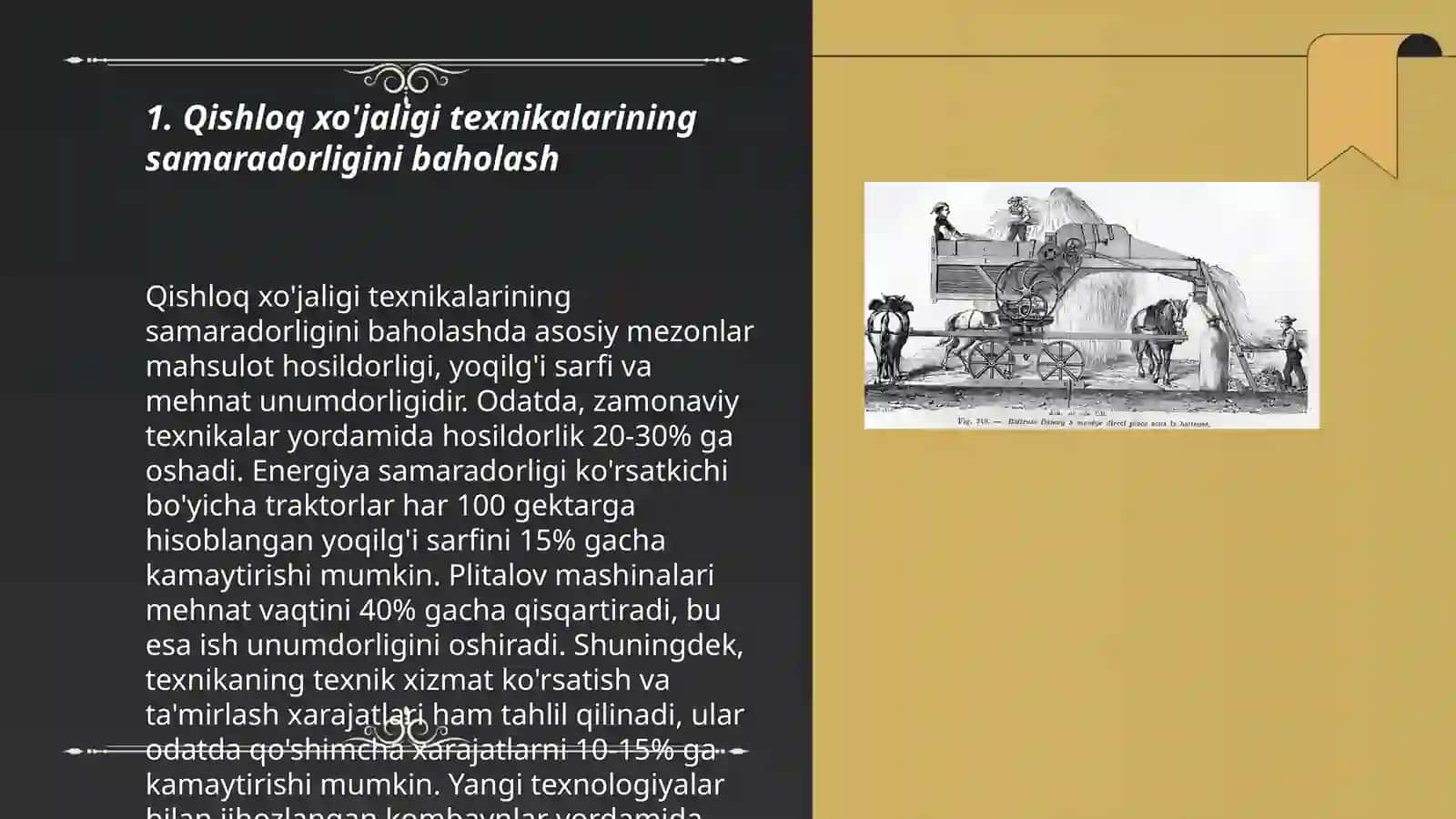 Qishloq xojaligi texnikalari kompleks baholash 3