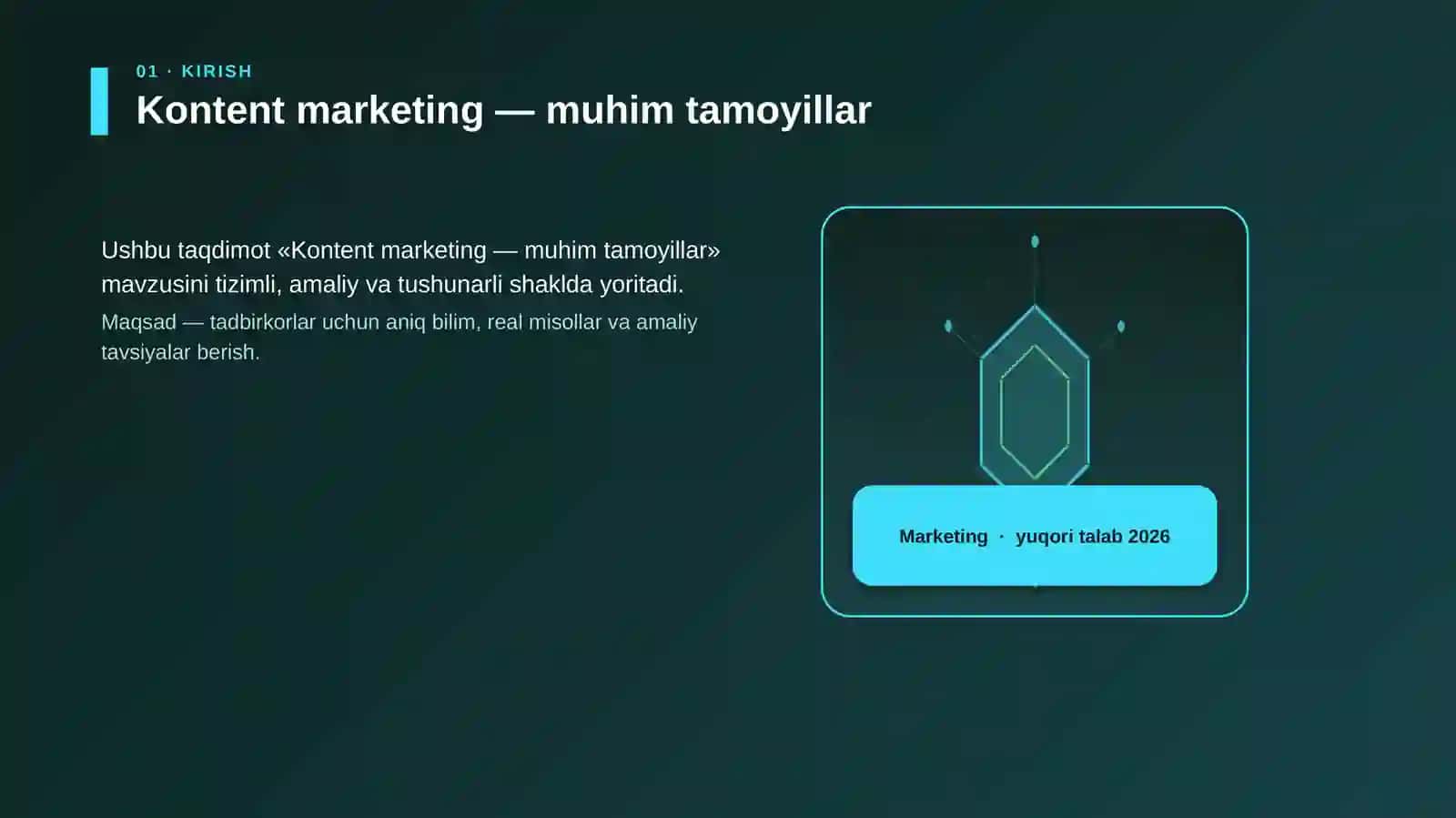 Kontent marketing — muhim tamoyillar 3