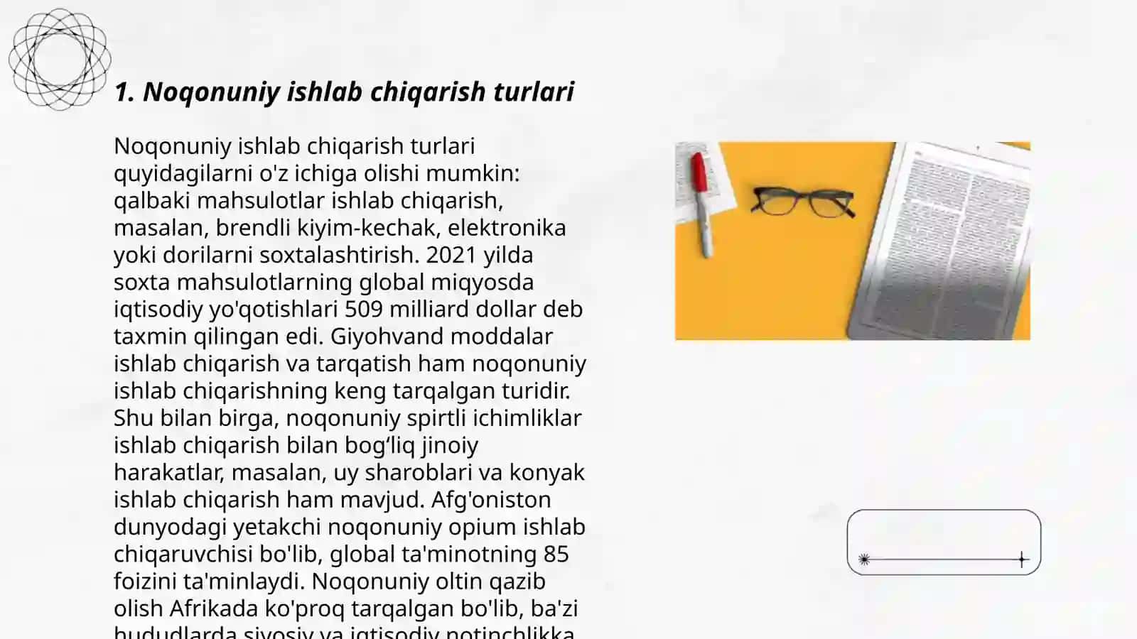 Xufyona iqtisodiyotga qarshi kurash usullari 3
